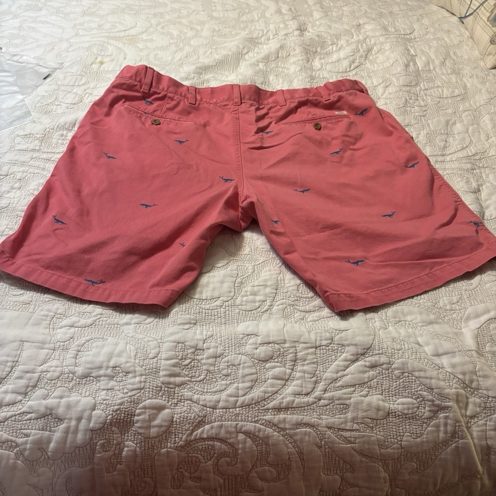 Mens Izod Saltwater Relaxed Classics Beachtown Whale Shorts 44 W 10.5 Inseam - Picture 4 of 7